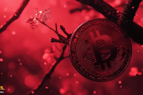 Czerwony Bitcoin na gałęzi, jak zacząć przygodę z kryptowalutami?